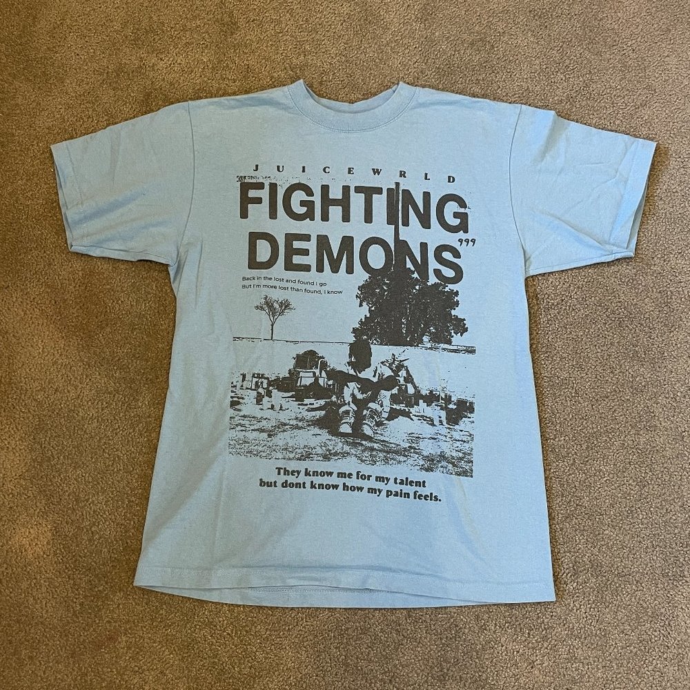 Men's Blue Official Juice WRLD Concert Tee